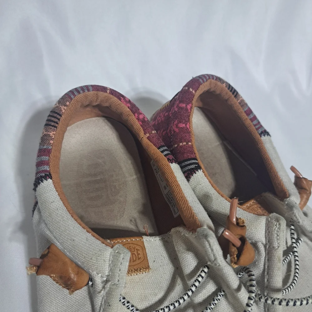 Hey‎ Dude Wally Funk Baja Cream Mens 11 Slip On